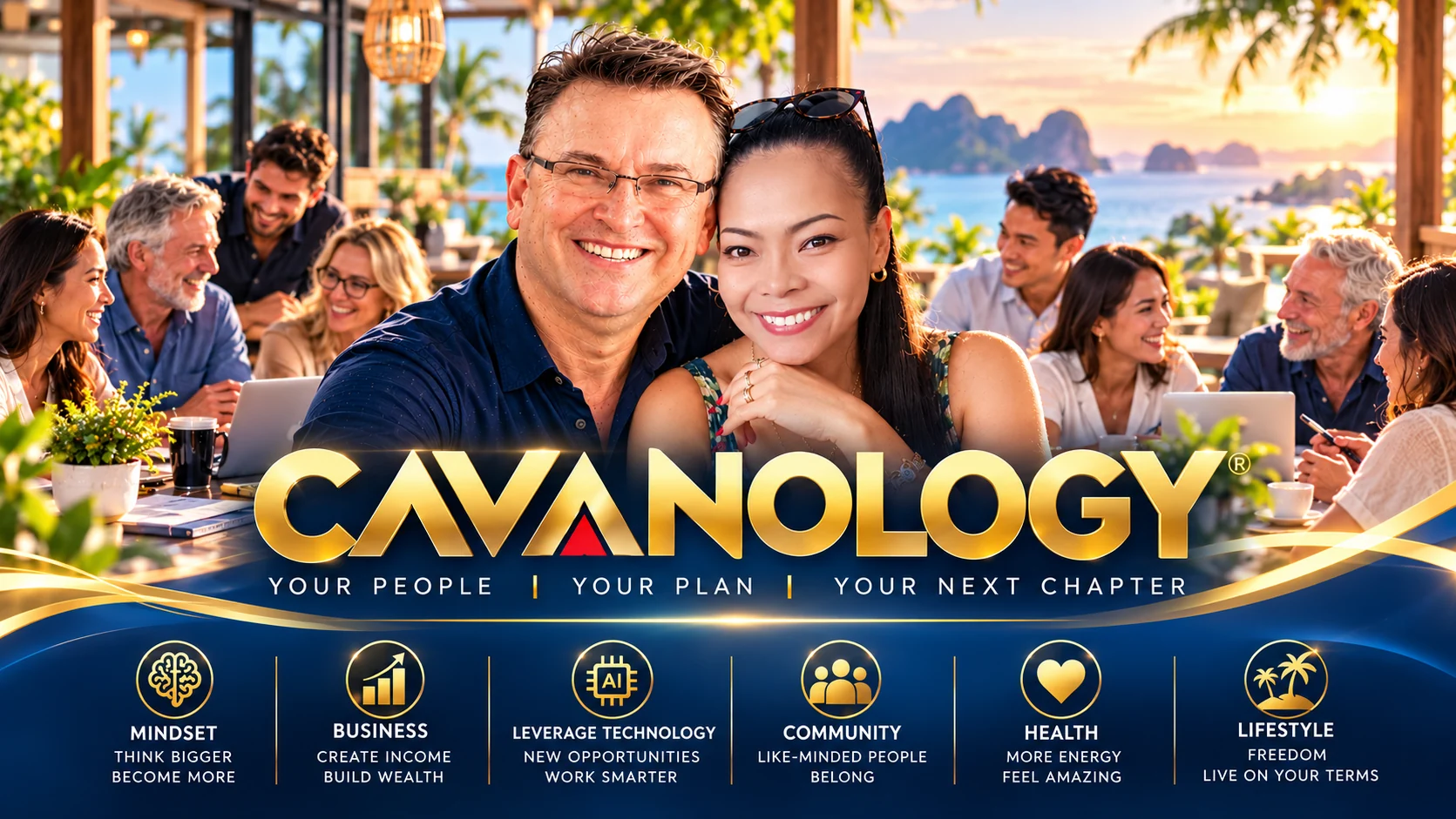 Cavanology: David and Nisarat with a community focused on mindset, business, AI and lifestyle